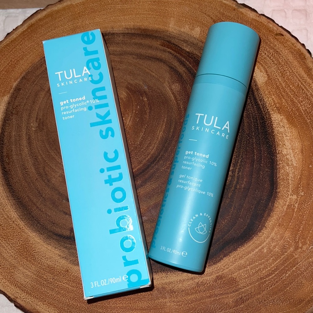 Tula Get Toned Pro-Glycolic 10% Resurfacing Toner, Secret Solution Treatment